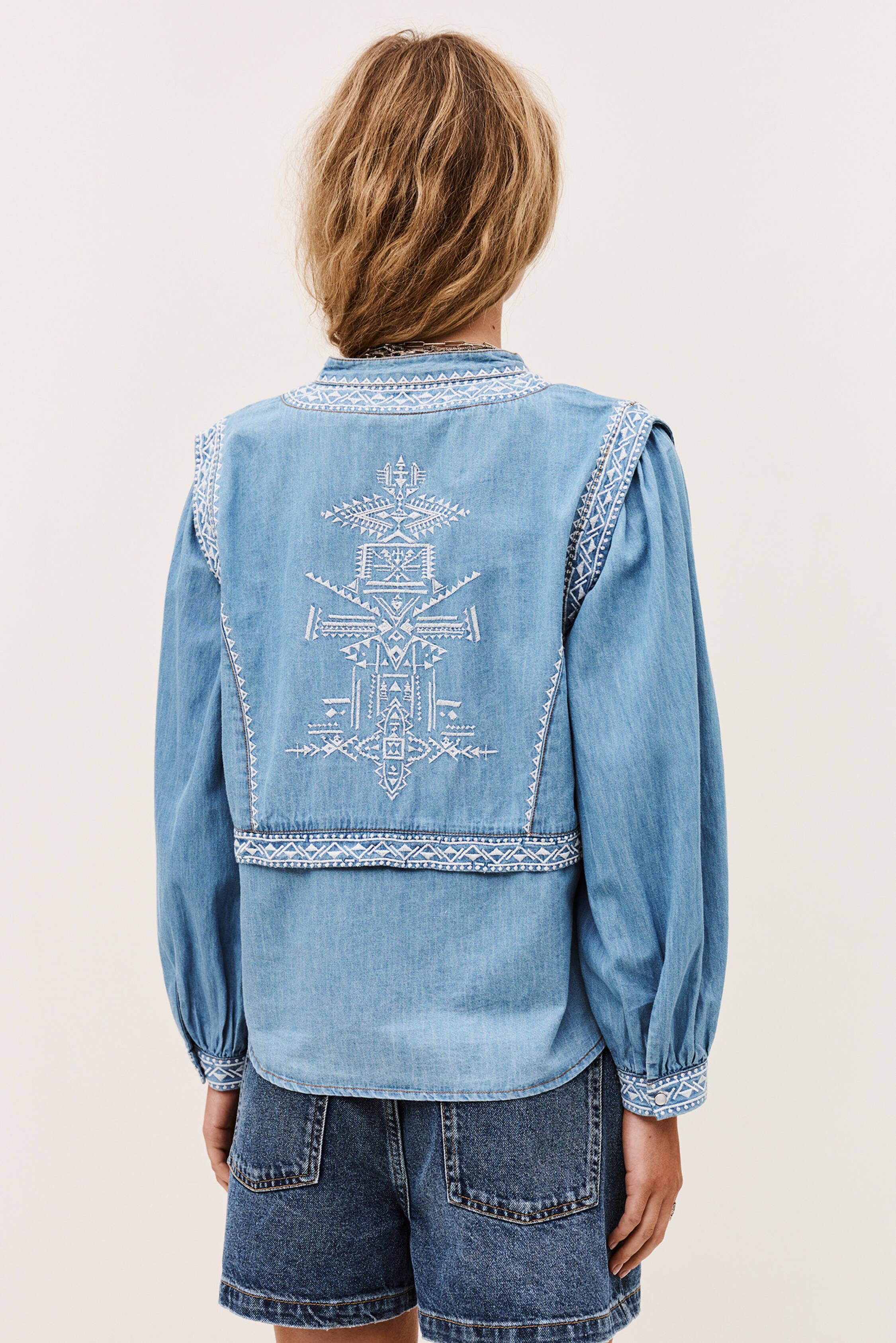 LAURA denim shirt by BA&SH