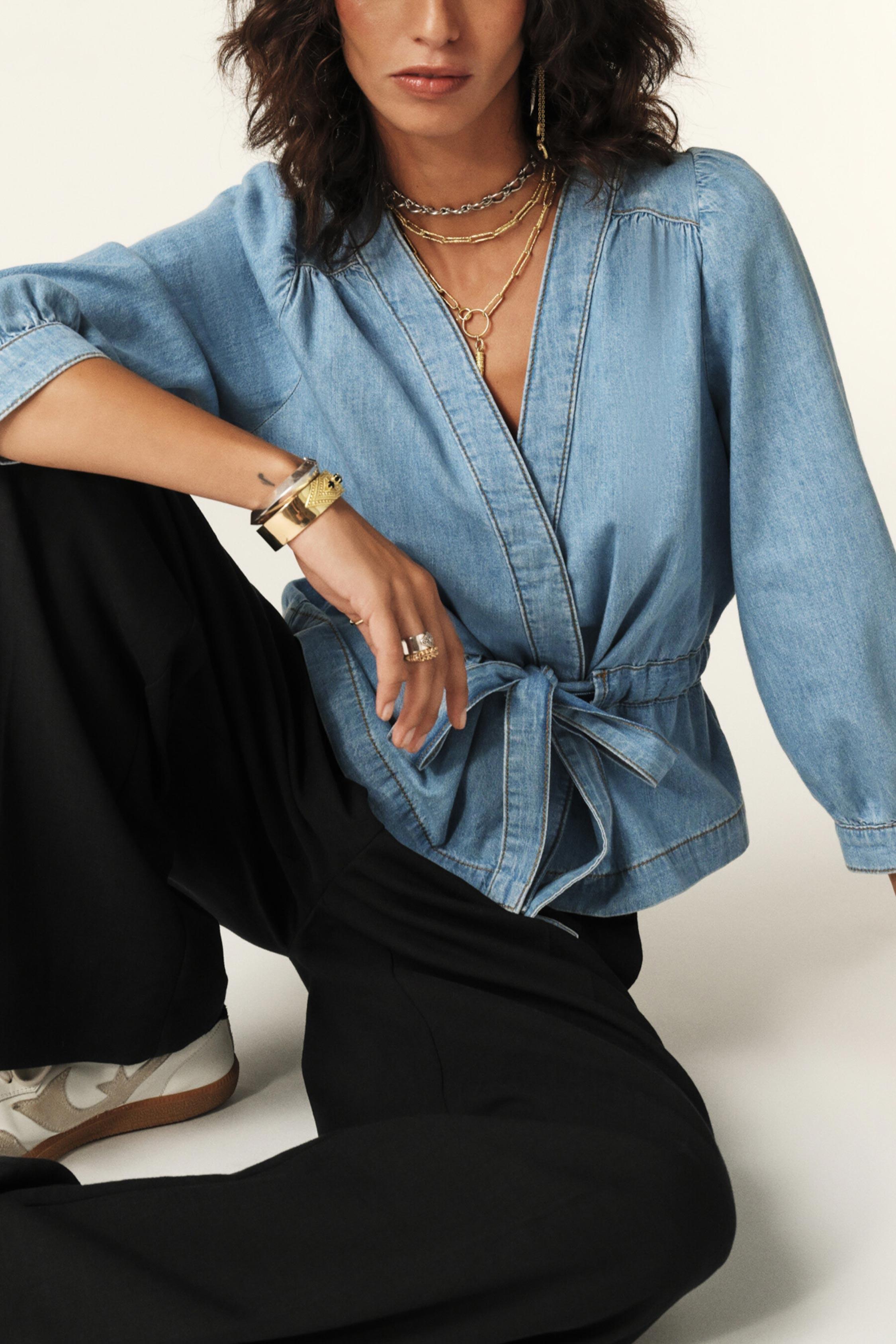 LAVINA long-sleeve top by BA&SH