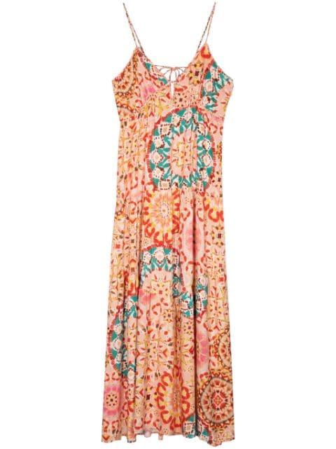 Lamia graphic-print dress by BA&SH