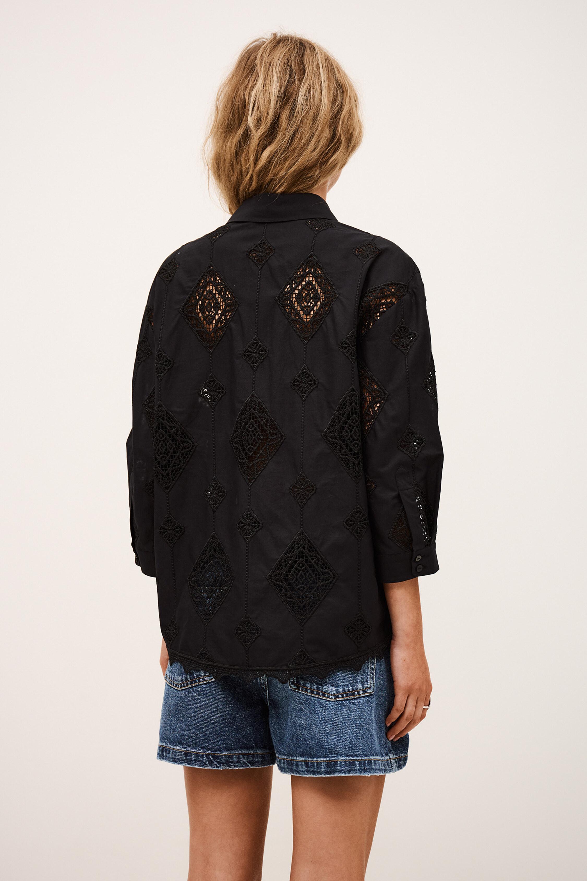 MURIEL 3/4-sleeved shirt by BA&SH