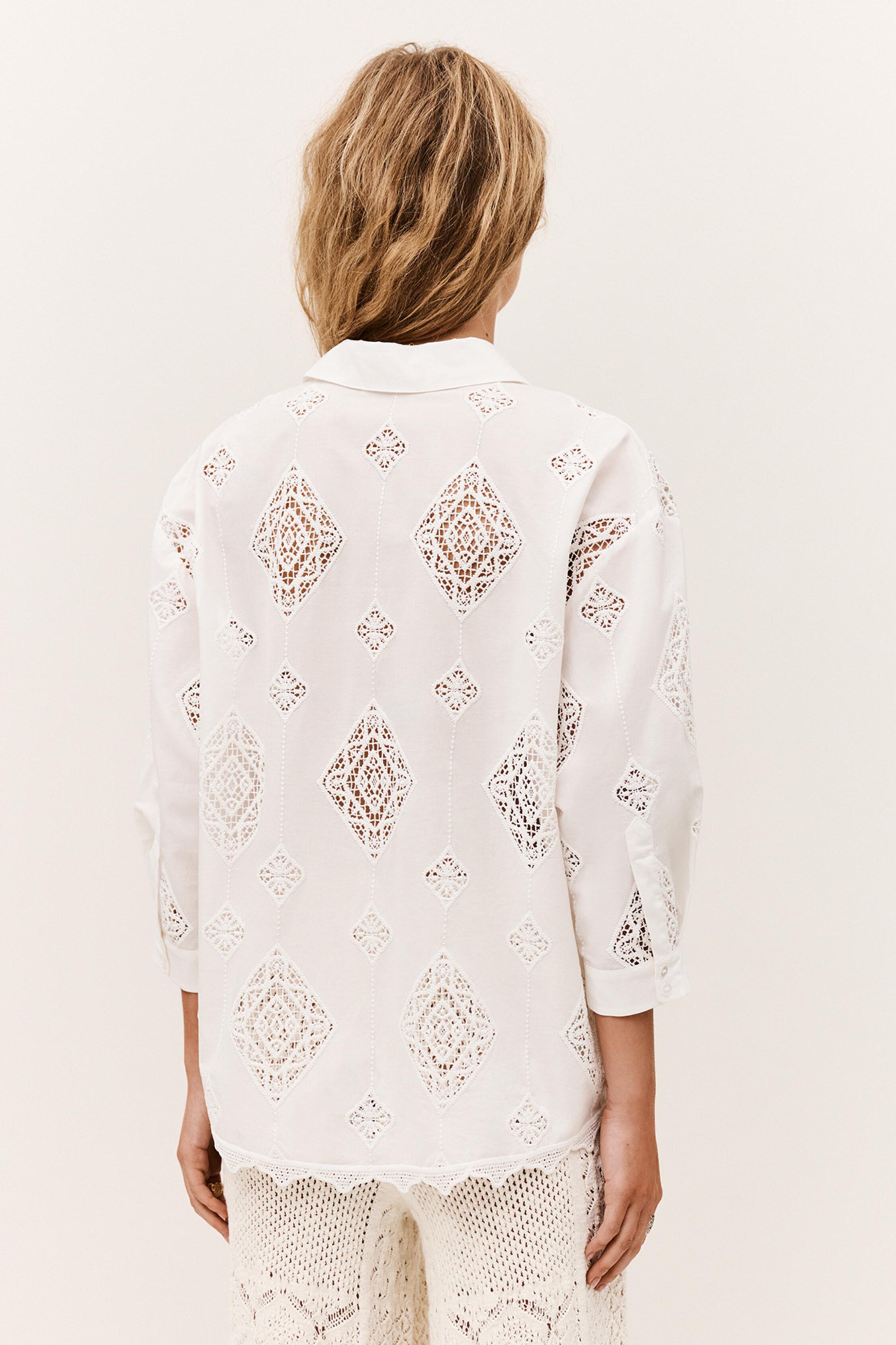 MURIEL 3/4-sleeved shirt by BA&SH
