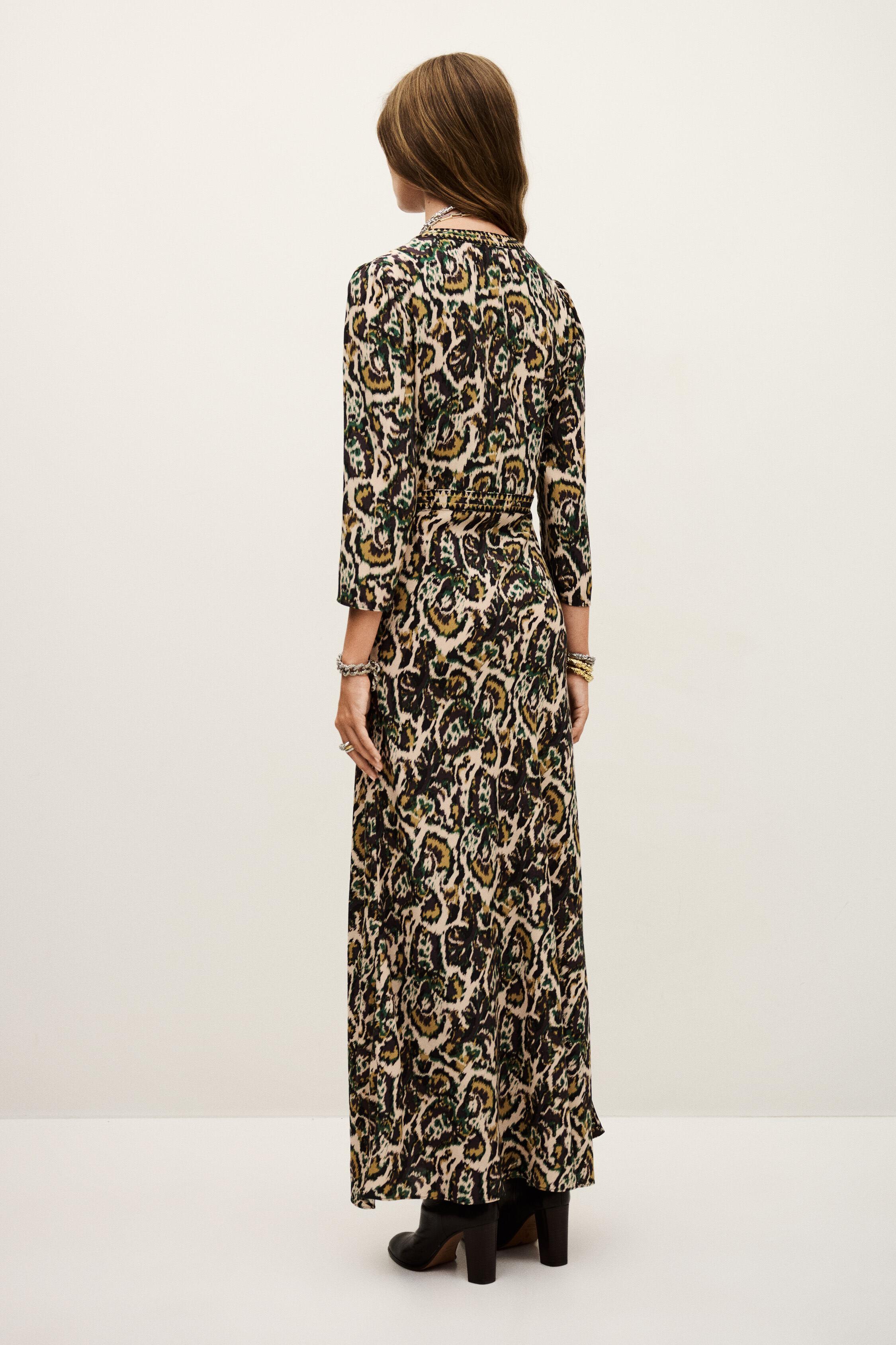 ONOA patterned midaxi dress by BA&SH