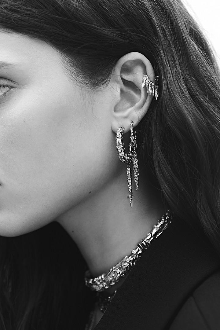 OUDI zircon earring by BA&SH