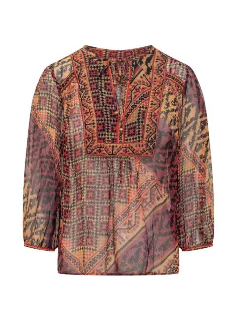 Odetta printed blouse by BA&SH
