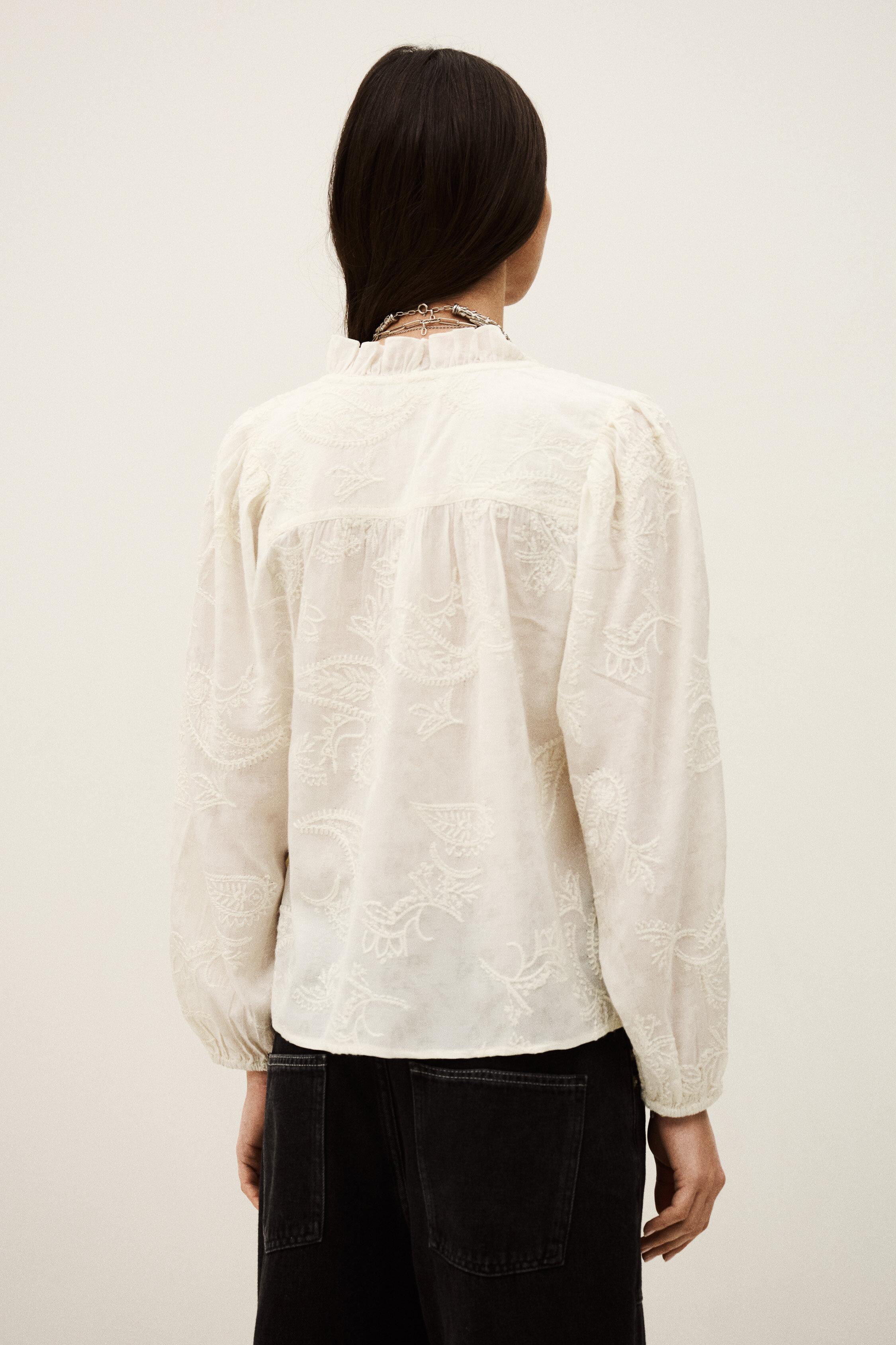 PETTY loose-fit Jacquard blouse by BA&SH