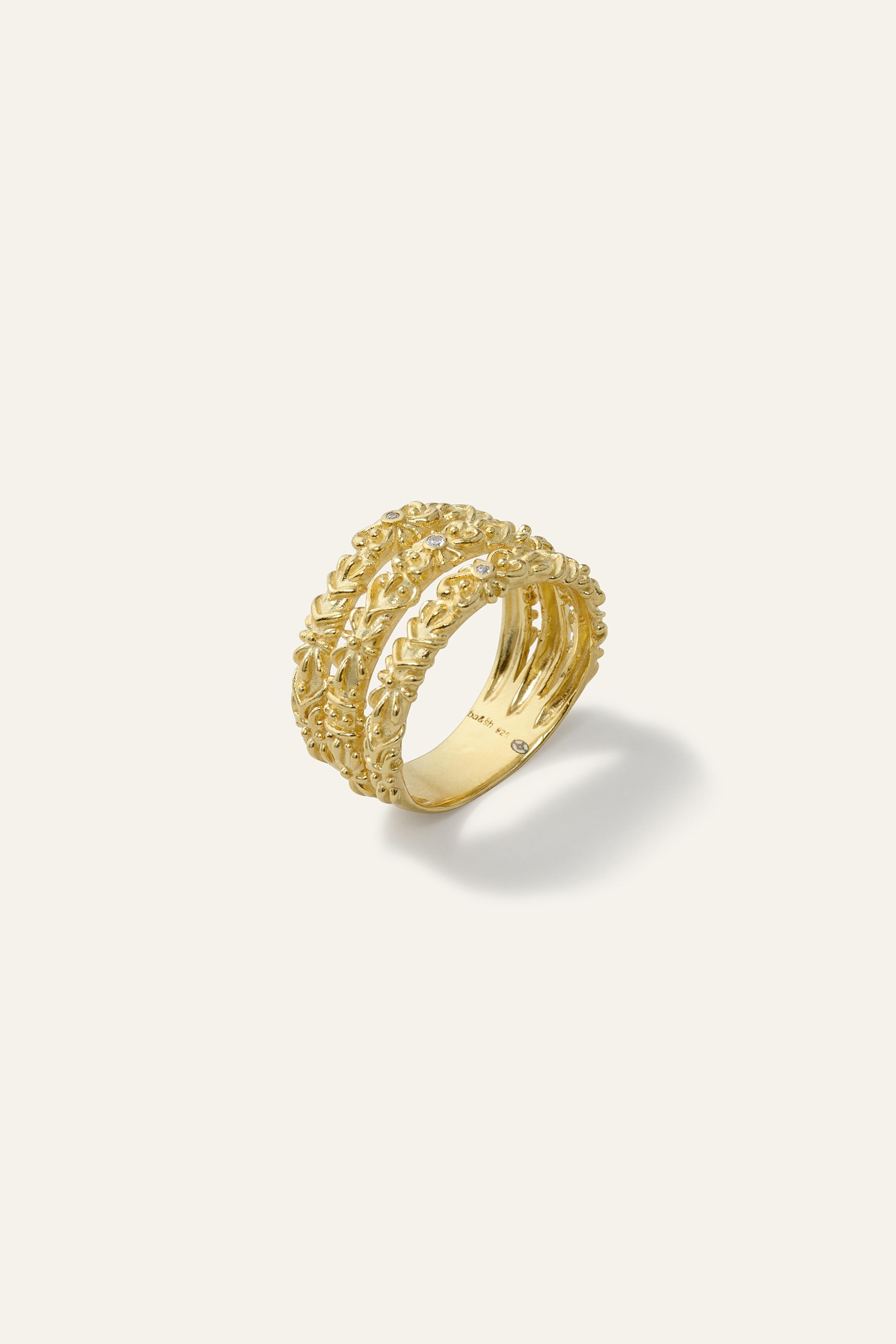 PRINCE zircon ring by BA&SH