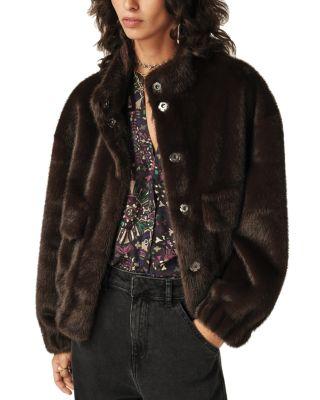 Paros Faux Fur Coat by BA&SH
