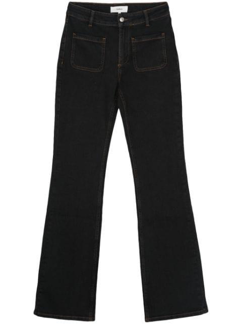 Ross mid-rise flared jeans by BA&SH