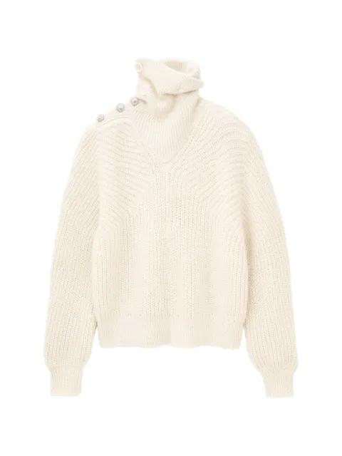 Roumane button sweater by BA&SH