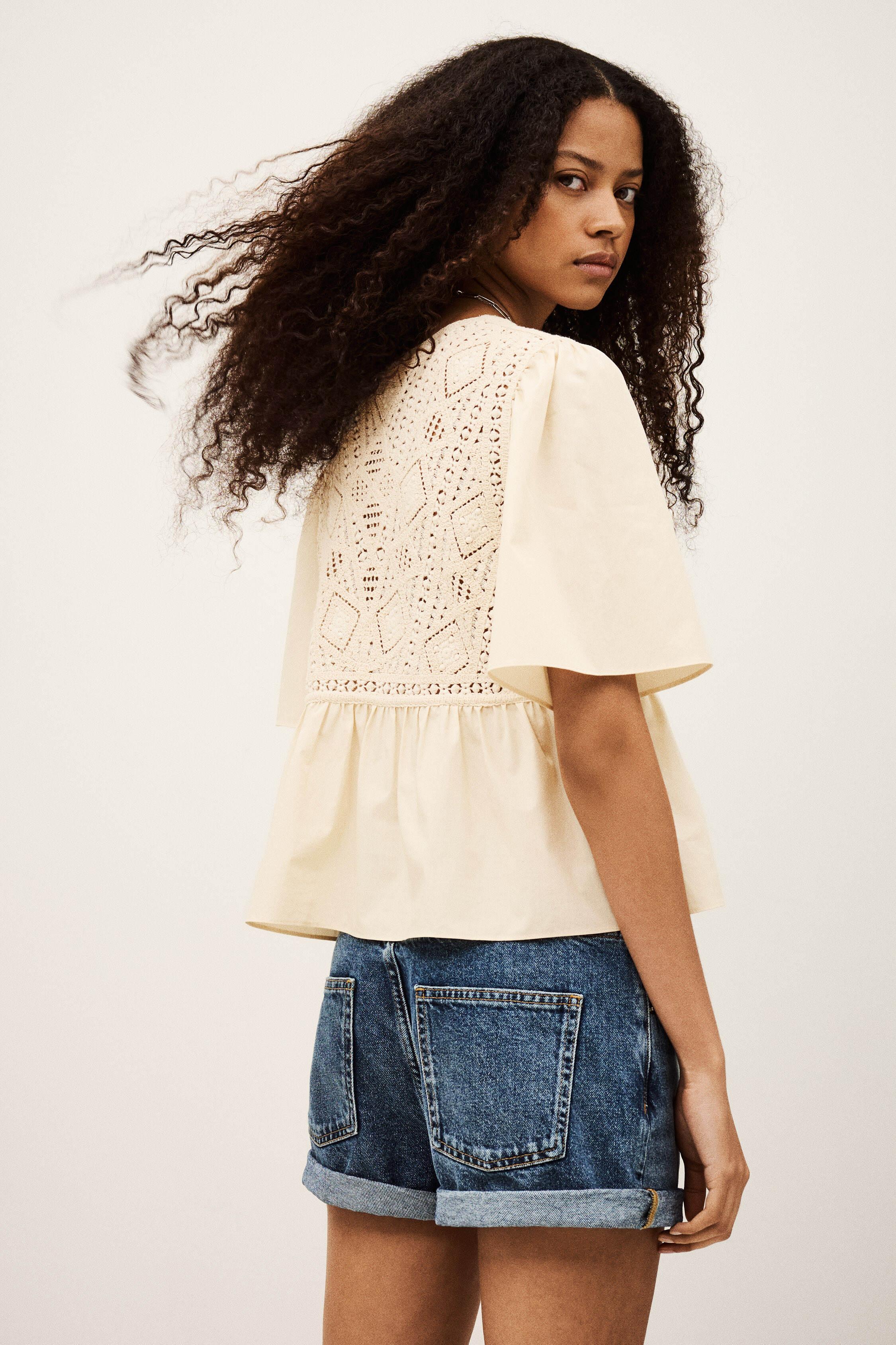 SALVI short-sleeved blouse by BA&SH