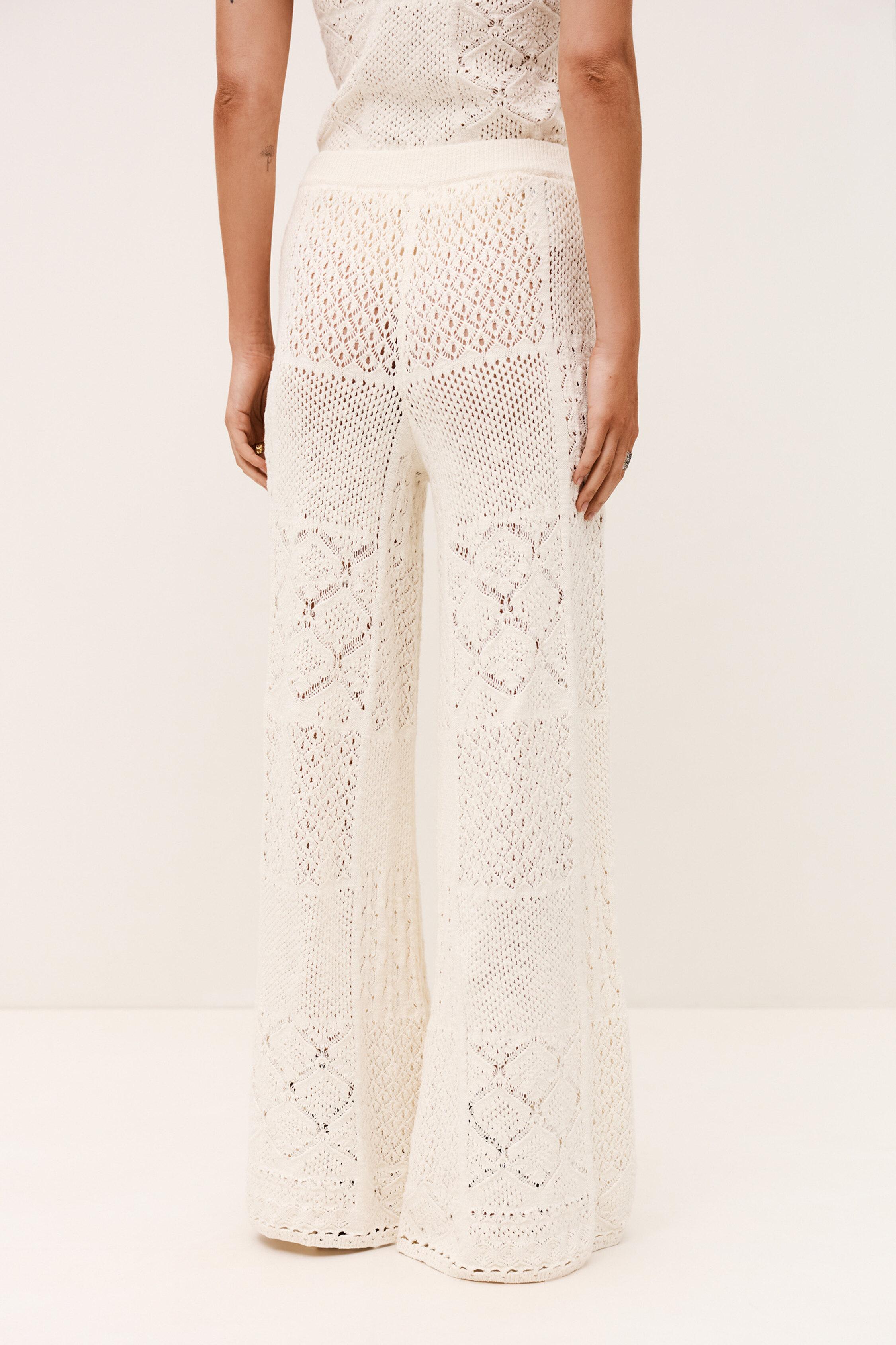 SANTY pointelle stitch pants by BA&SH
