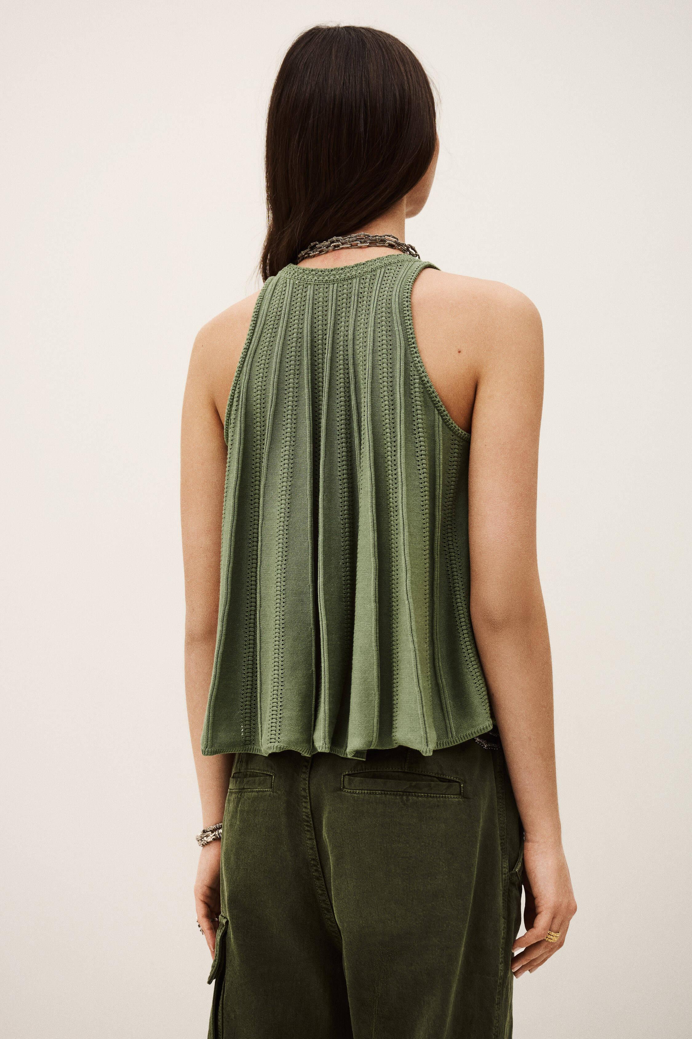 SERRES open-knit sleeveless top by BA&SH