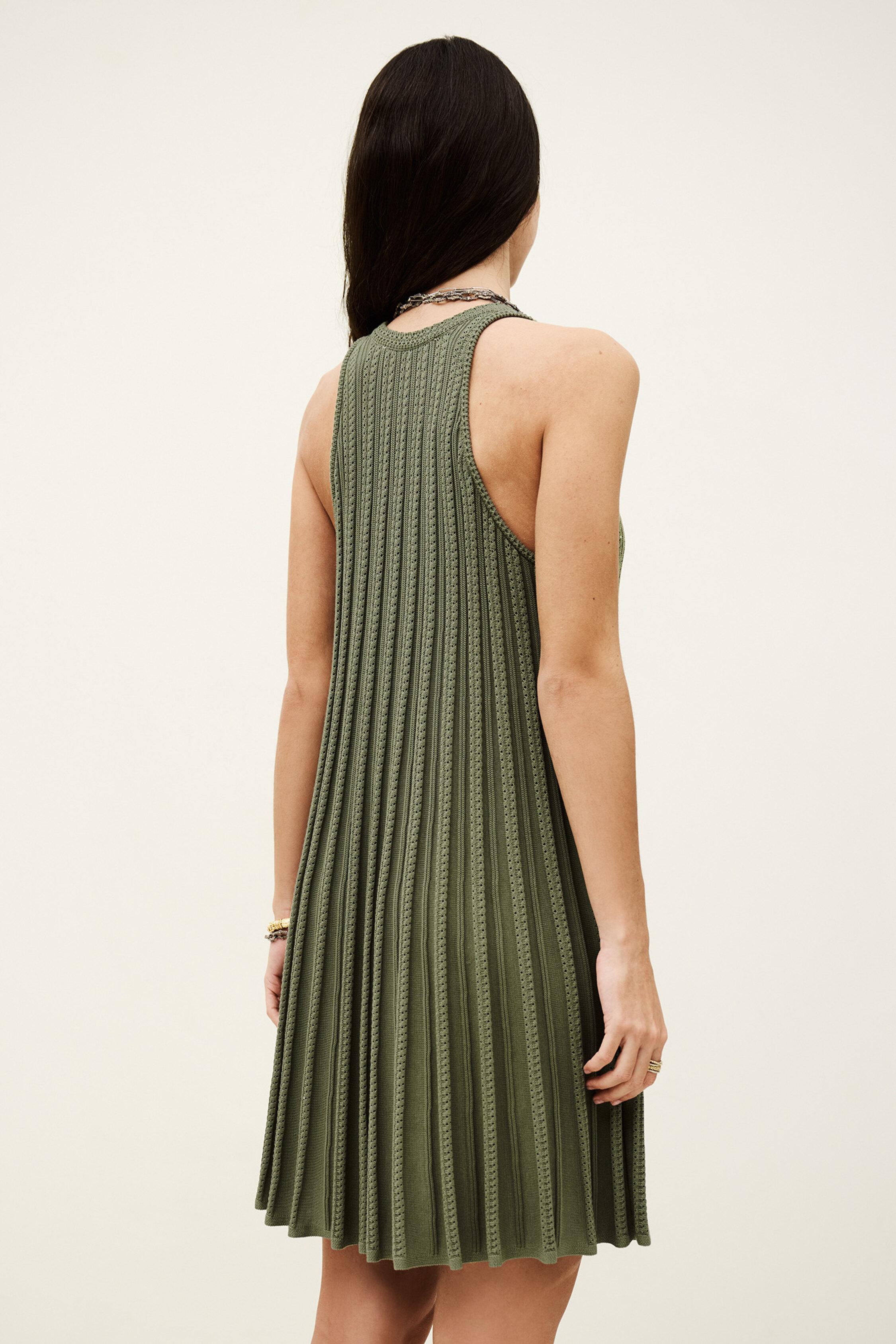 SINNTA pleated sleeveless knit dress by BA&SH