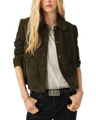 Suede Collared Jacket by BA&SH