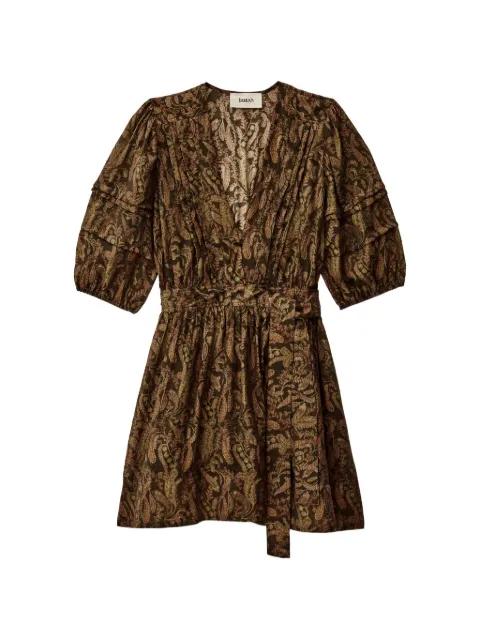 Theodora paisley-print mini dress by BA&SH