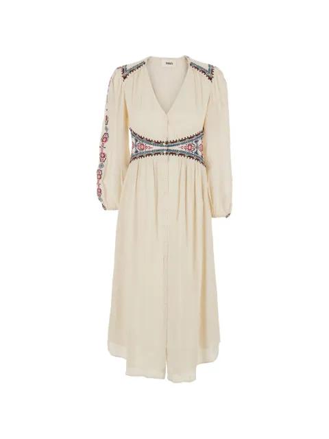 Tina embroidered-details shirt dress by BA&SH