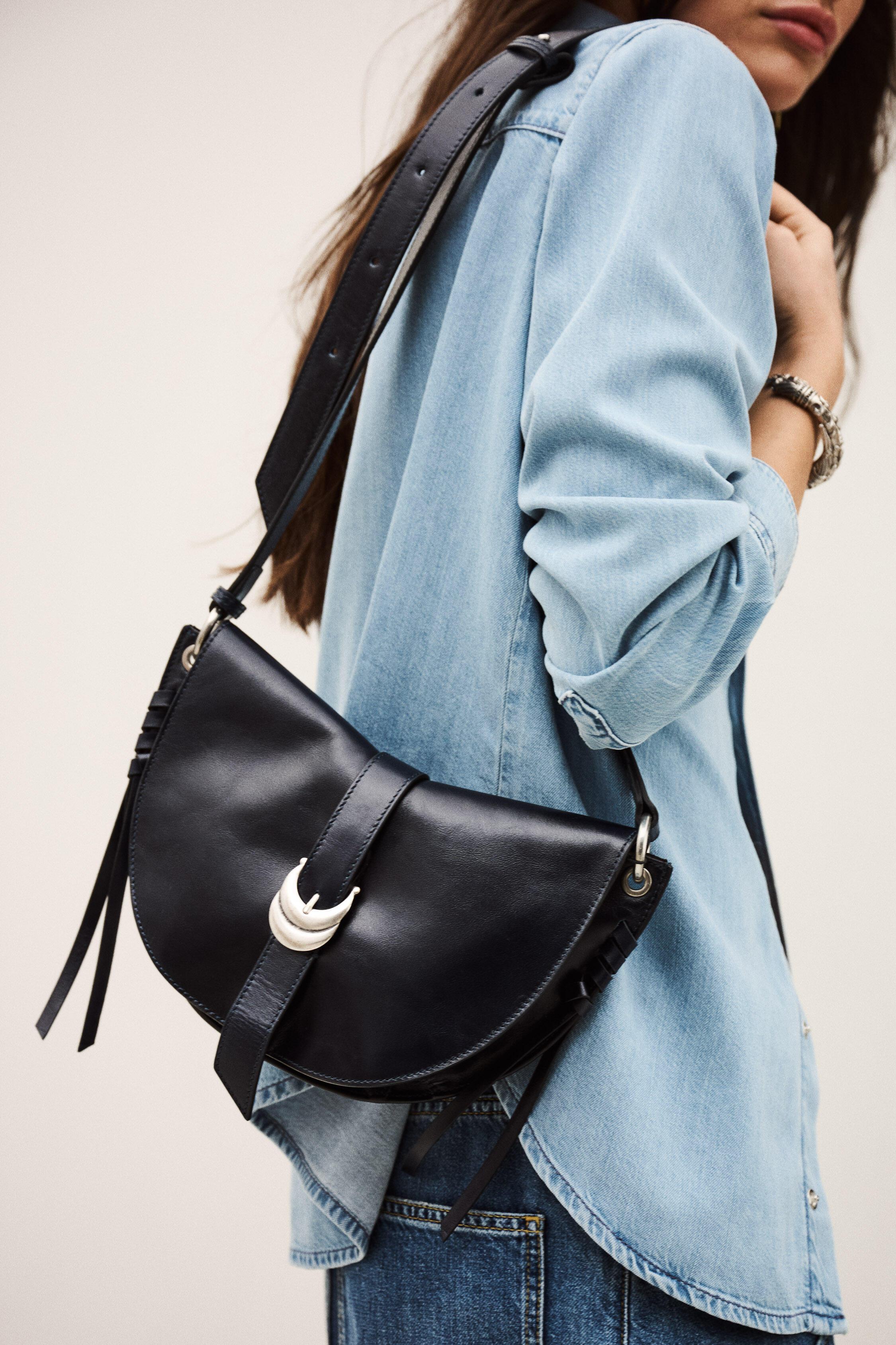 YOUYOU leather saddle bag by BA&SH
