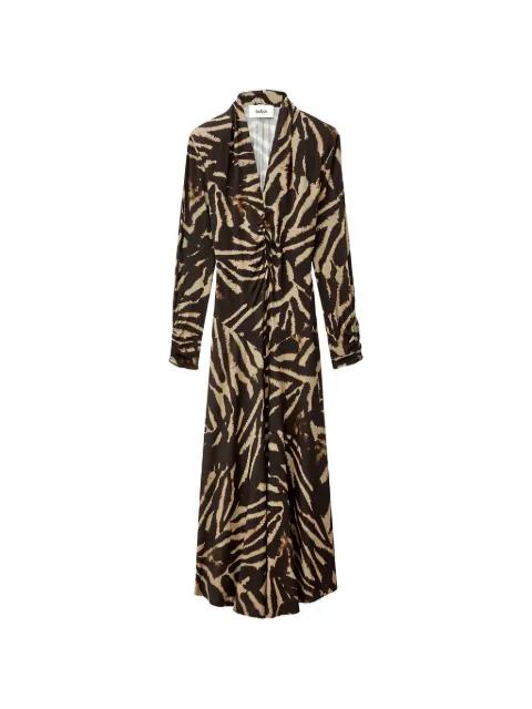 Zahira animal-print maxi dress by BA&SH