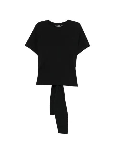 cut-out tie-back T-shirt by BA&SH