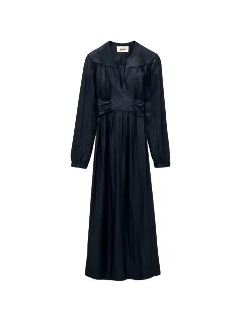 gathered V-neck maxi dress by BA&SH