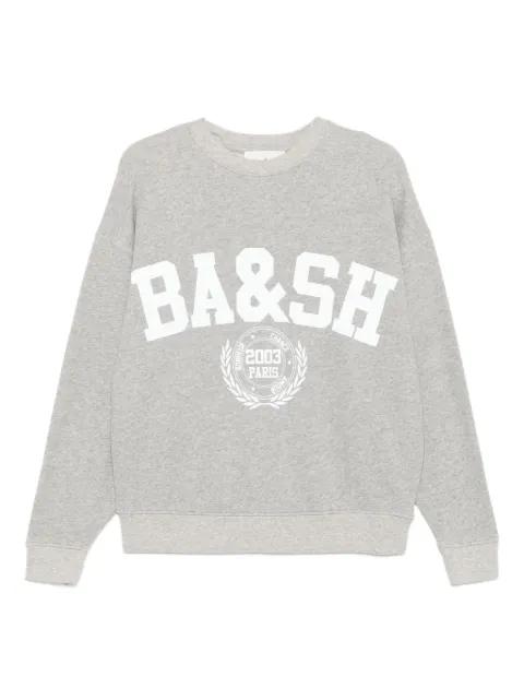 logo-print sweatshirt by BA&SH