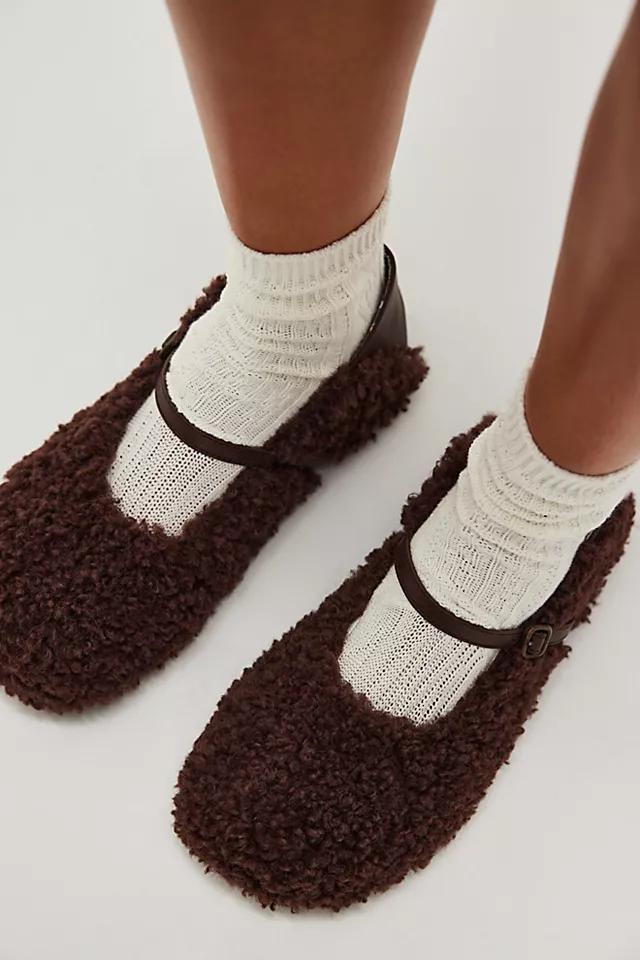 Metro Faux Fur Ballet Flats by BC FOOTWEAR BY SEYCHELLES