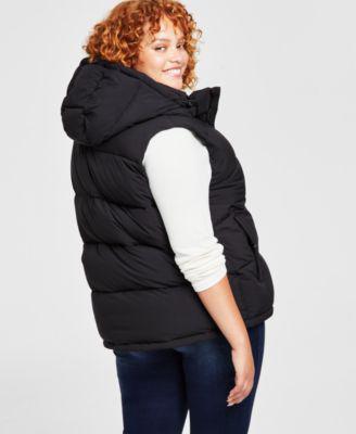 Plus Size Hooded Puffer Vest by BCBGENERATION