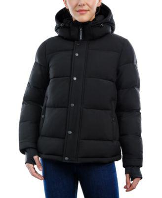 High low shops puffer coat