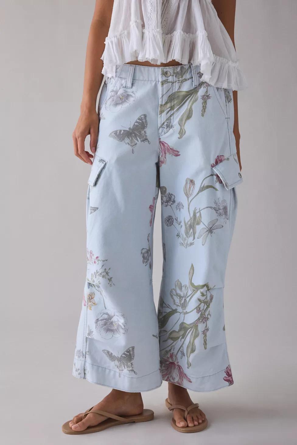 BDG A Cut Above Cropped Wide Leg Pants by BDG