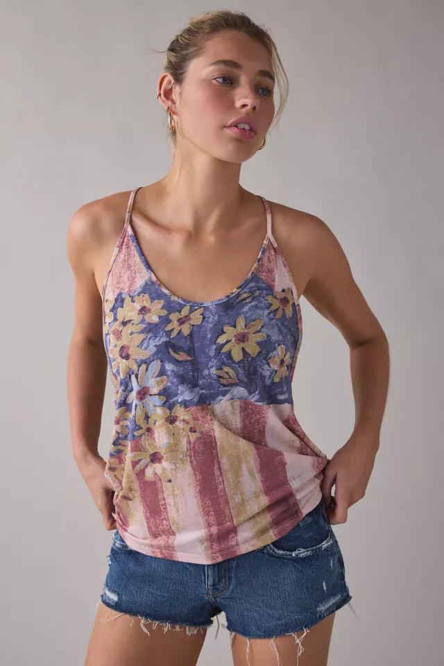 BDG Bowery Graphic Jersey Knit Relaxed String Tank Top by BDG
