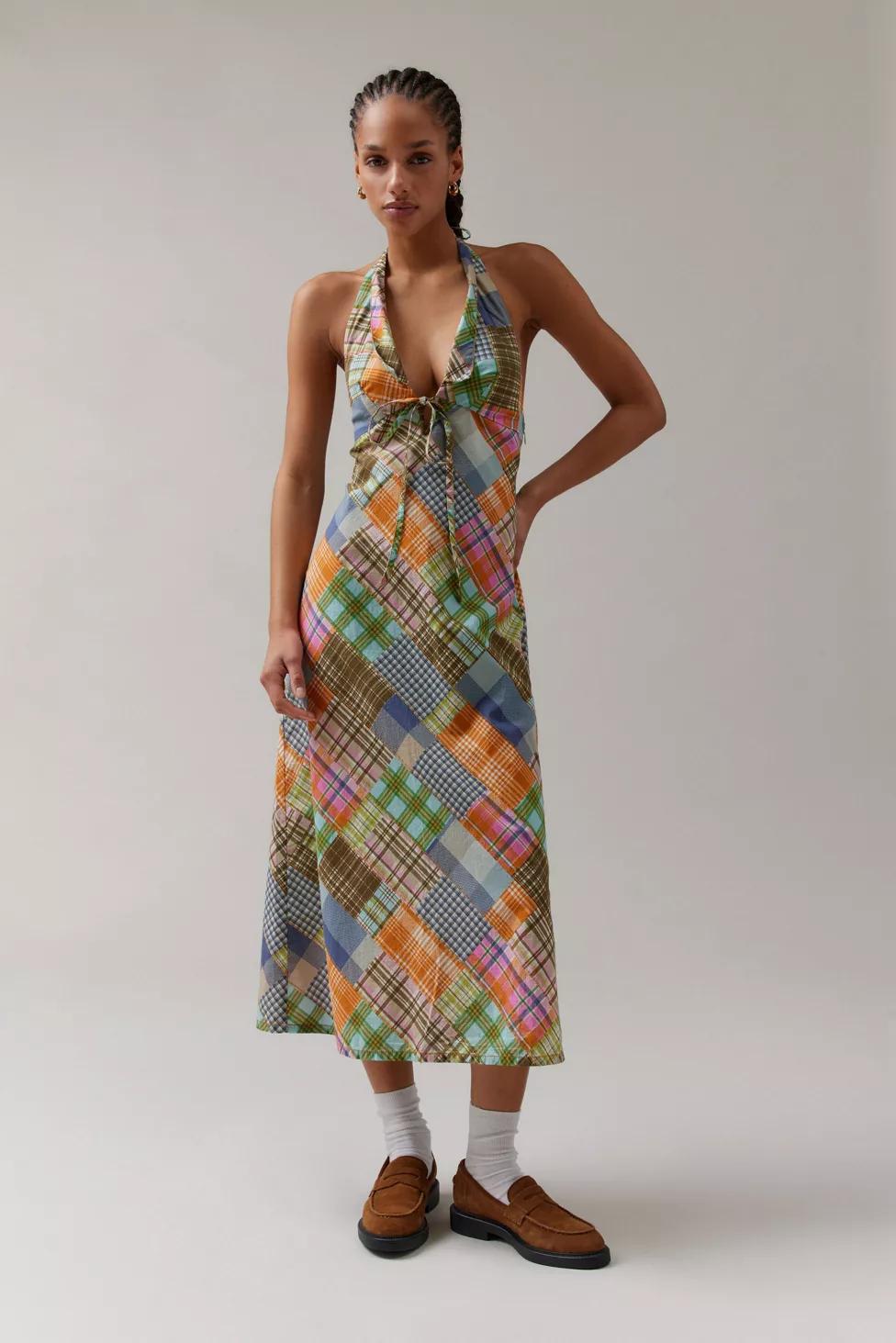 BDG Danny Madras Halter Dress by BDG