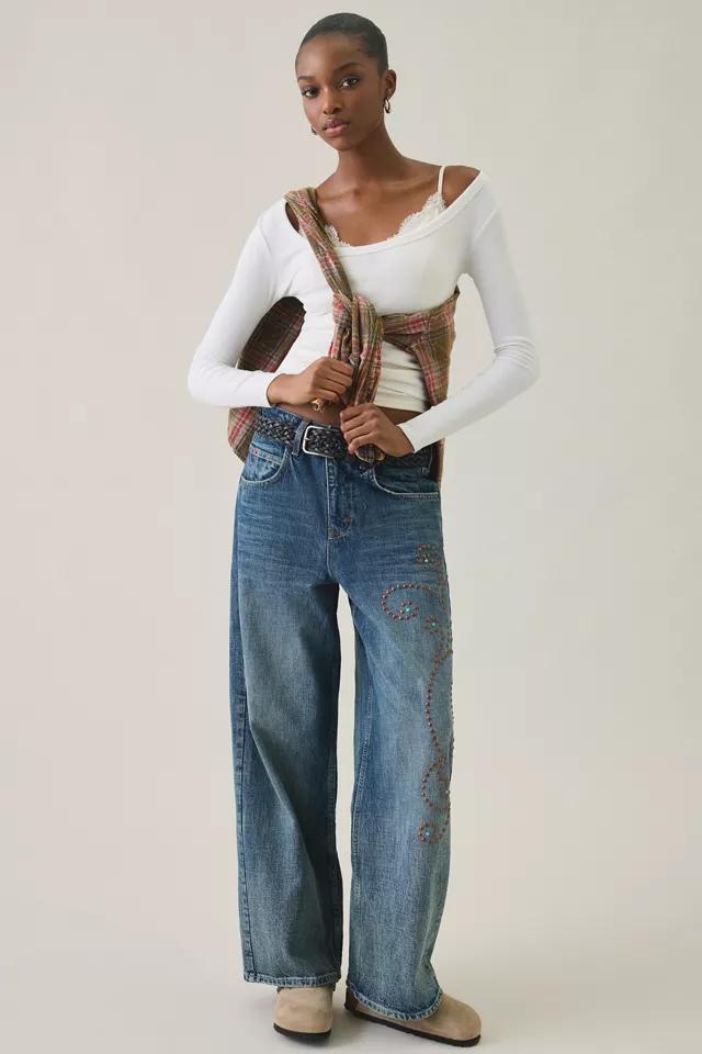 BDG Jaya Studded Baggy Boyfriend Jeans by BDG