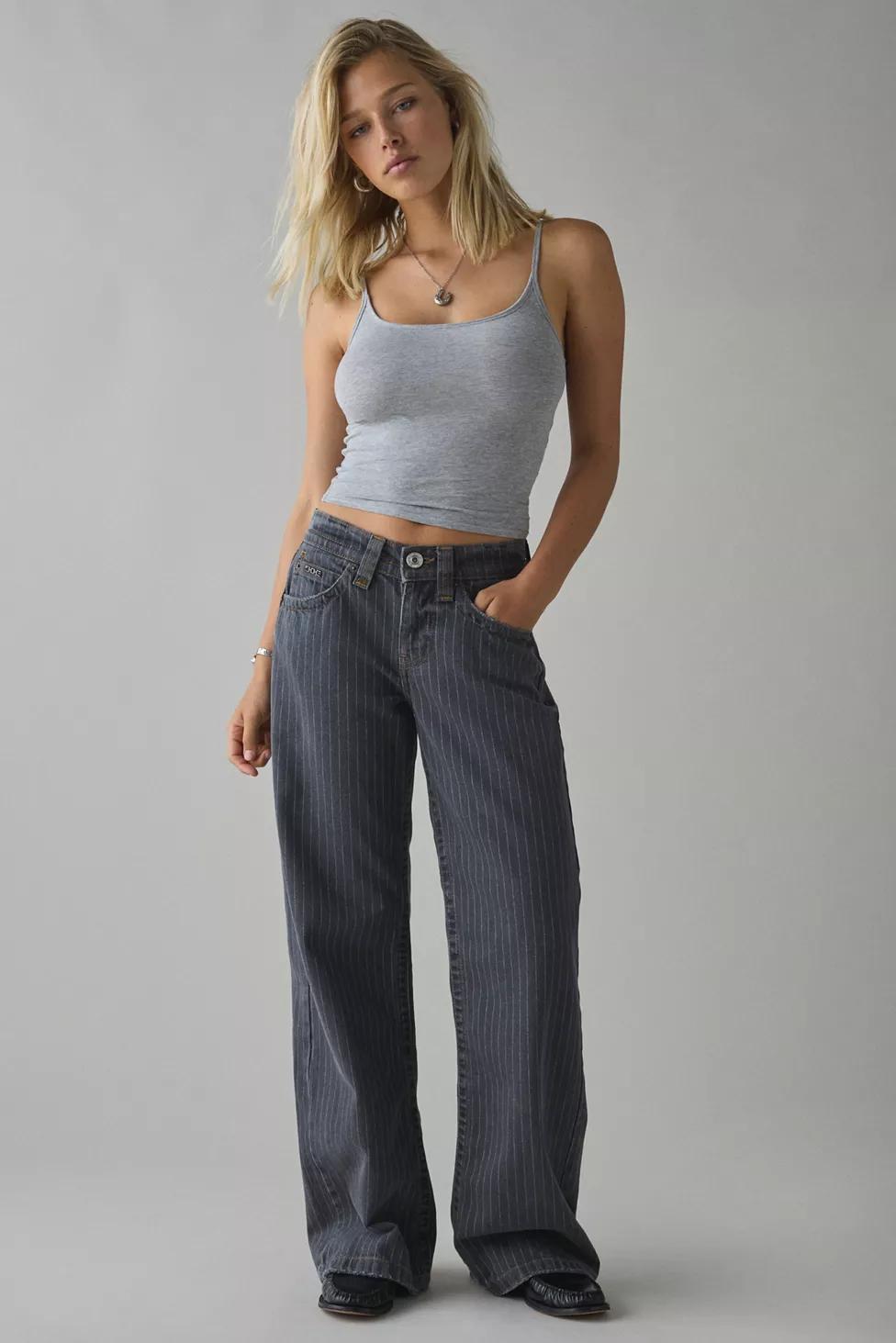 BDG Kayla Printed Low-Rise Jeans by BDG