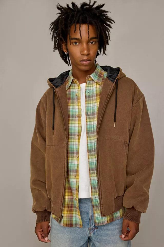 BDG New Rio Canvas Hooded Jacket by BDG