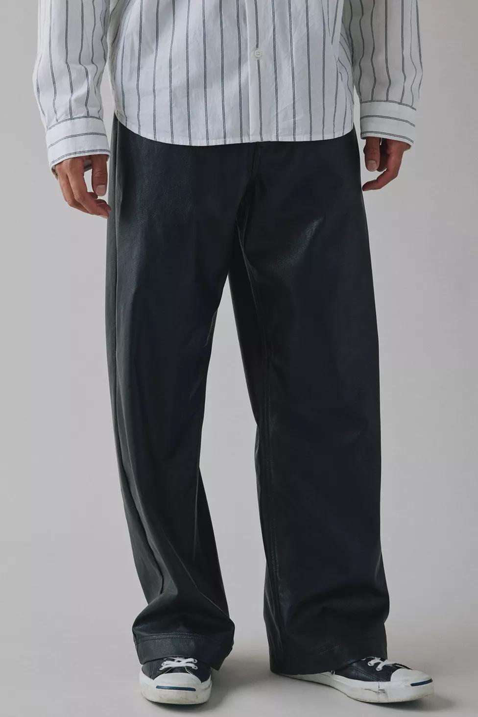 BDG Nitro Baggy Faux Leather Pant by BDG