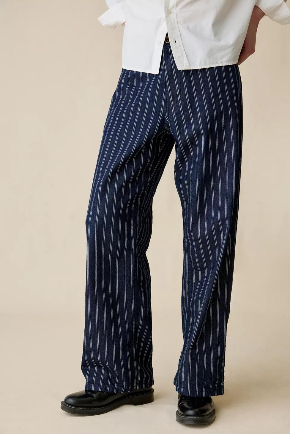 BDG Nitro Dual Pinstripe Baggy Fit Jeans by BDG
