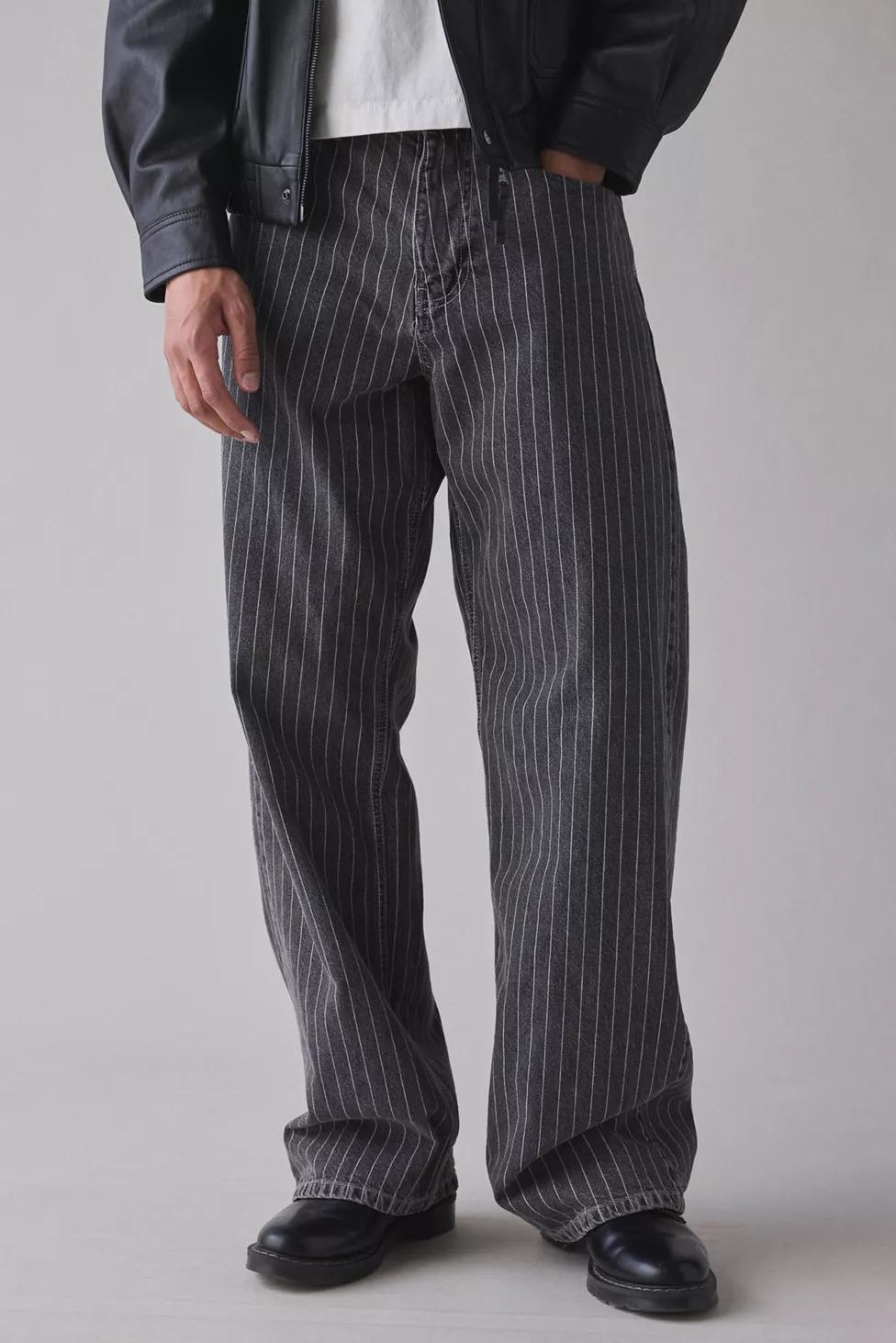 BDG Nitro Pinstripe Baggy Fit Jeans by BDG