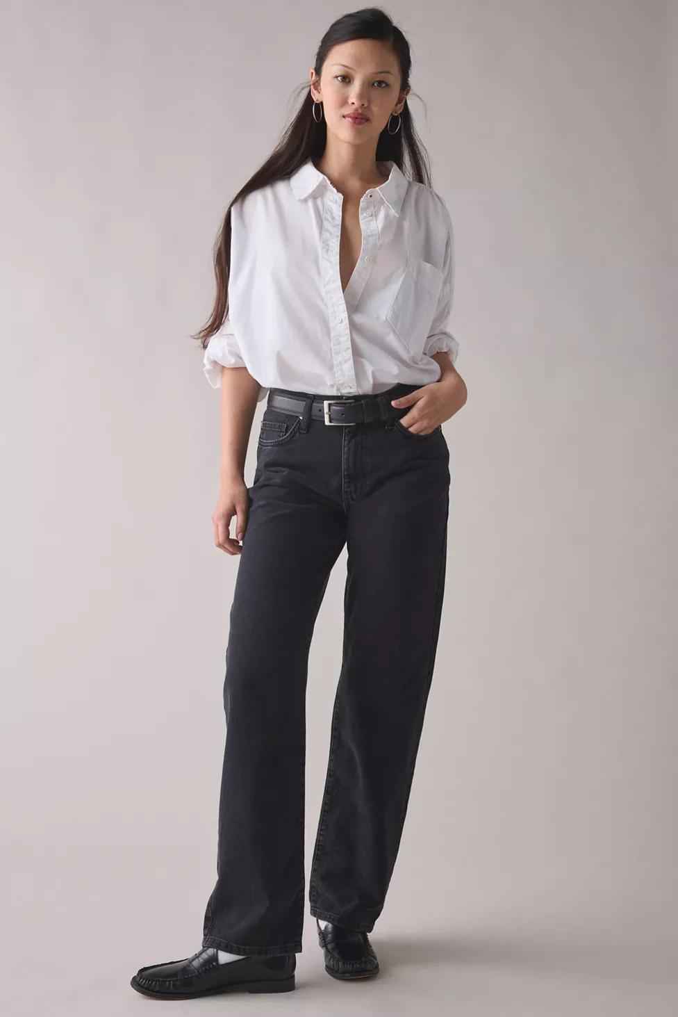 BDG Olive Stovepipe Mid-Rise Jean by BDG BDG Olive Stovepipe Mid-Rise Jean by BDG