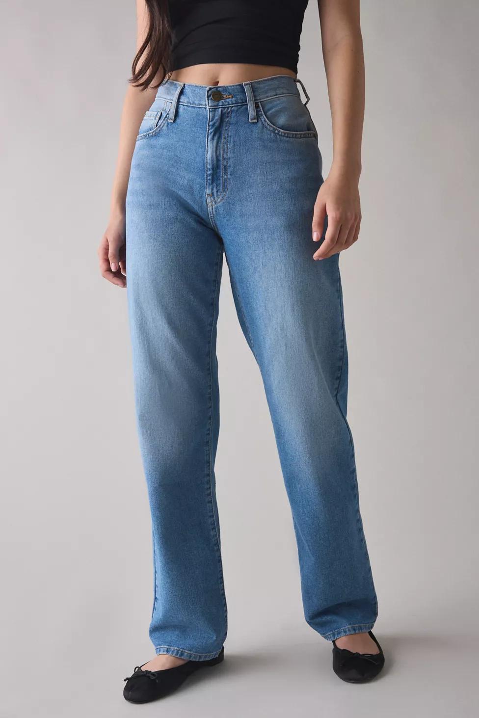 BDG Olive Stovepipe Mid-Rise Jeans by BDG
