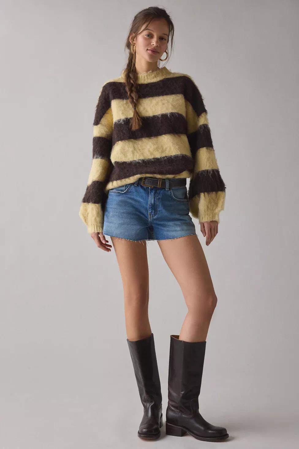 BDG Oscar Relaxed Cutoff Denim Micro Short by BDG