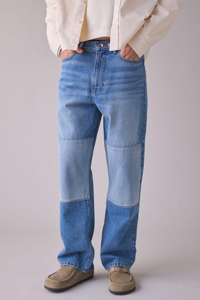 BDG Patched Relaxed Straight Fit Jeans by BDG