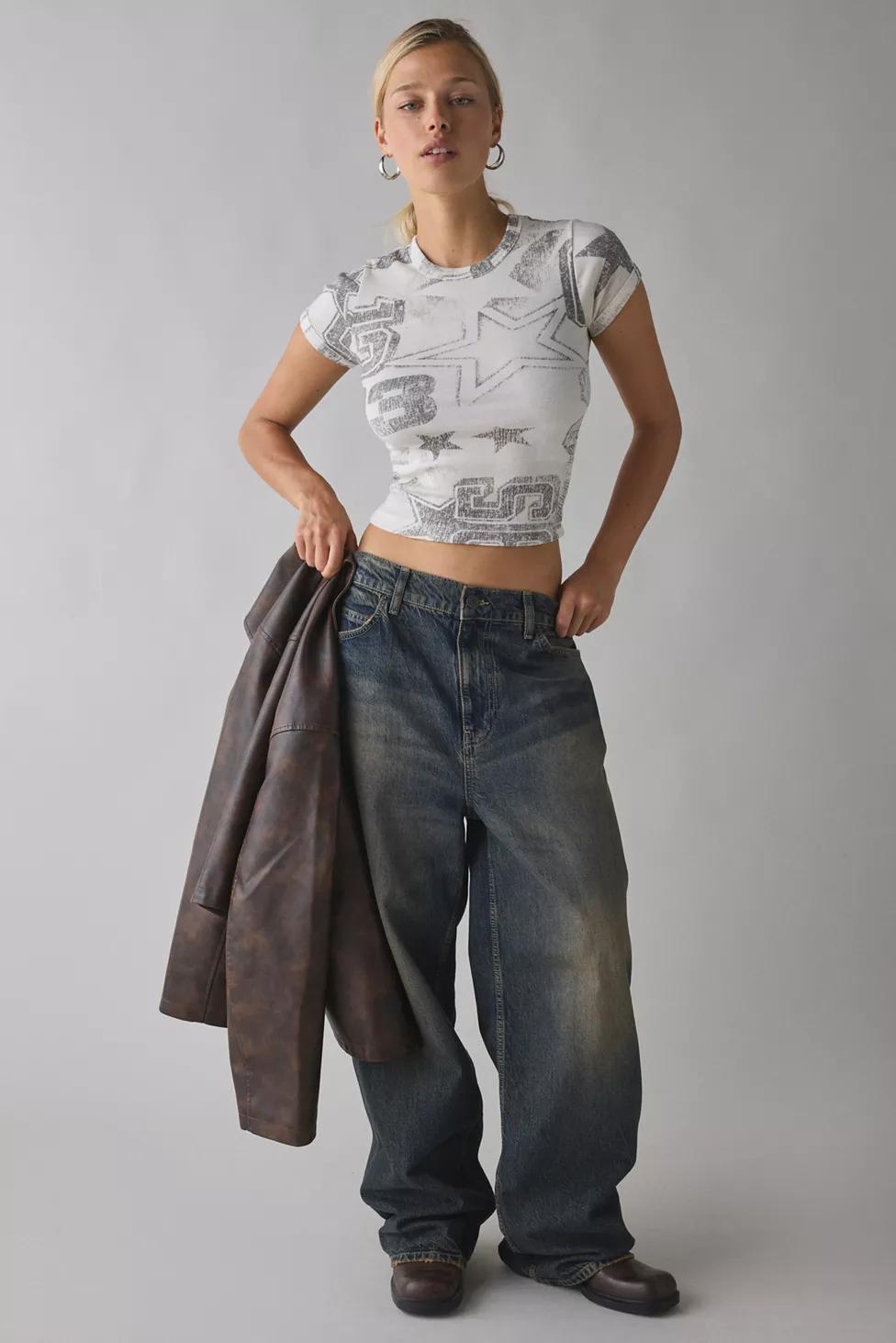 BDG Too Perfect Printed Short Sleeve Tee by BDG BDG Too Perfect Printed Short Sleeve Tee by BDG