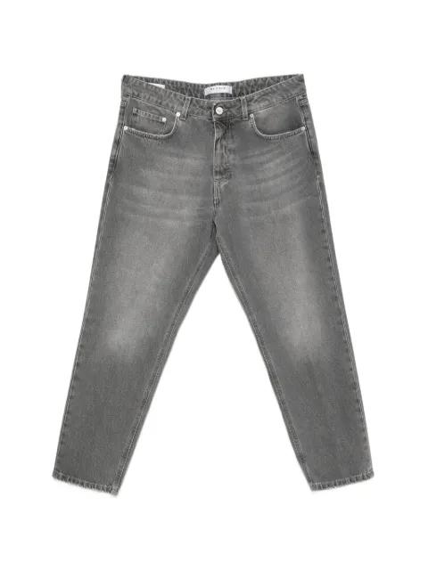 Leonardo faded-effect whiskered jeans by BE ABLE