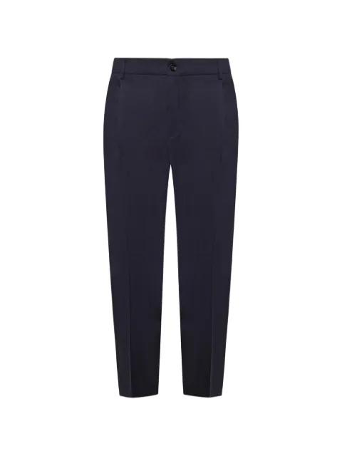 New Riccardo pleated-front tapered trousers by BE ABLE