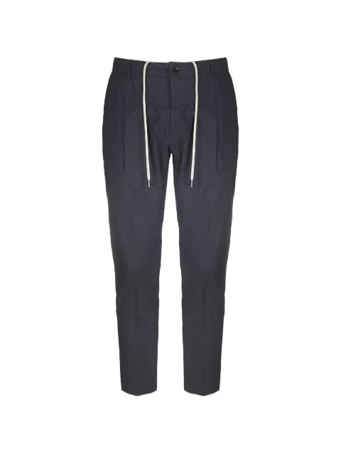 Riccardo pleated drawstring trousers by BE ABLE