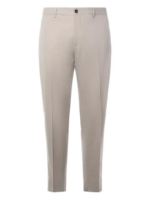 buttoned wool trousers by BE ABLE