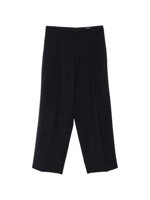 pleated-detail trousers by BE ABLE