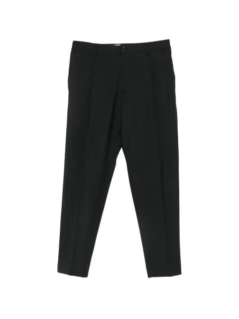 pleated-detail trousers by BE ABLE