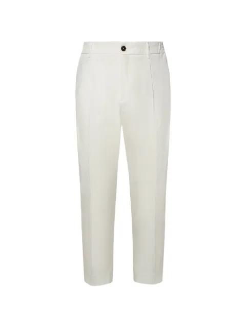 pleated elasticated-waist trousers by BE ABLE