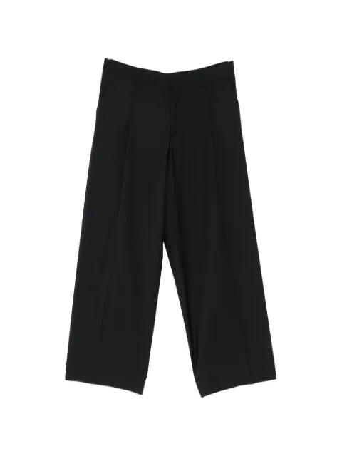 pleated wide-leg trousers by BE ABLE
